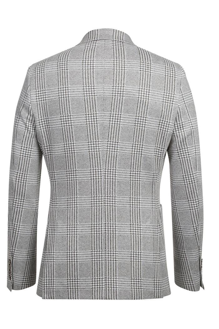 Grey Windowpane Sports Jacket