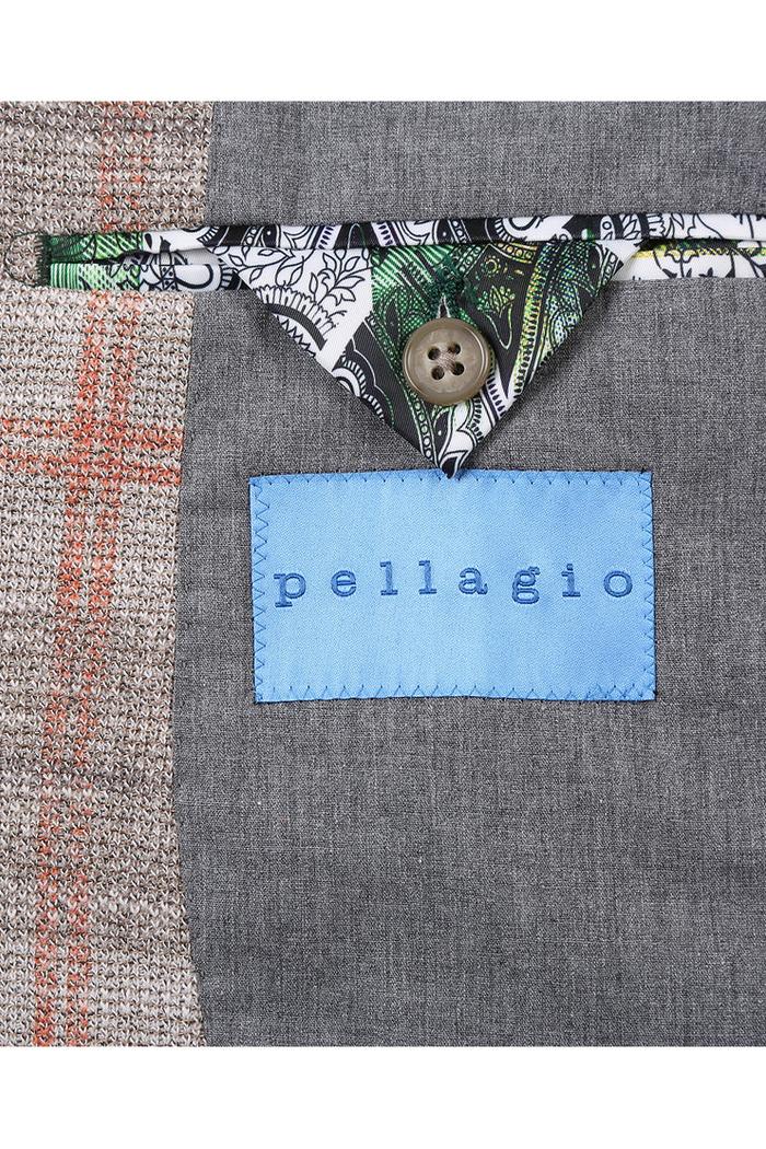 Beige Windowpane Sports Jacket