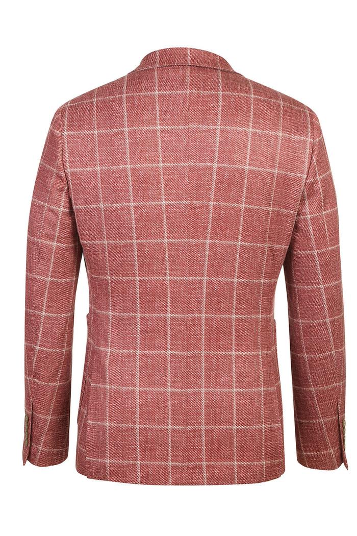 Crimson Windowpane Sports Jacket – PolishedThreads.com