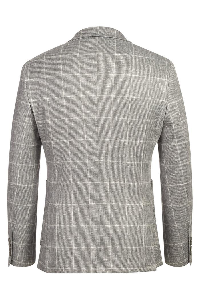 Grey Windowpane Sports Jacket