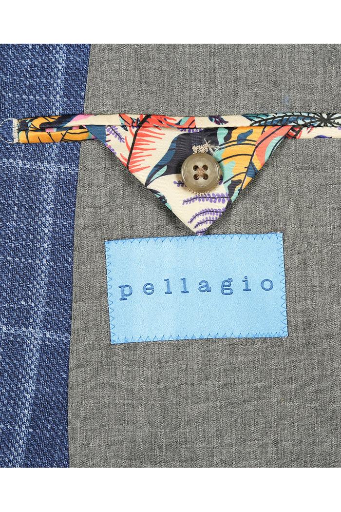 Blue Windowpane Sports Jacket
