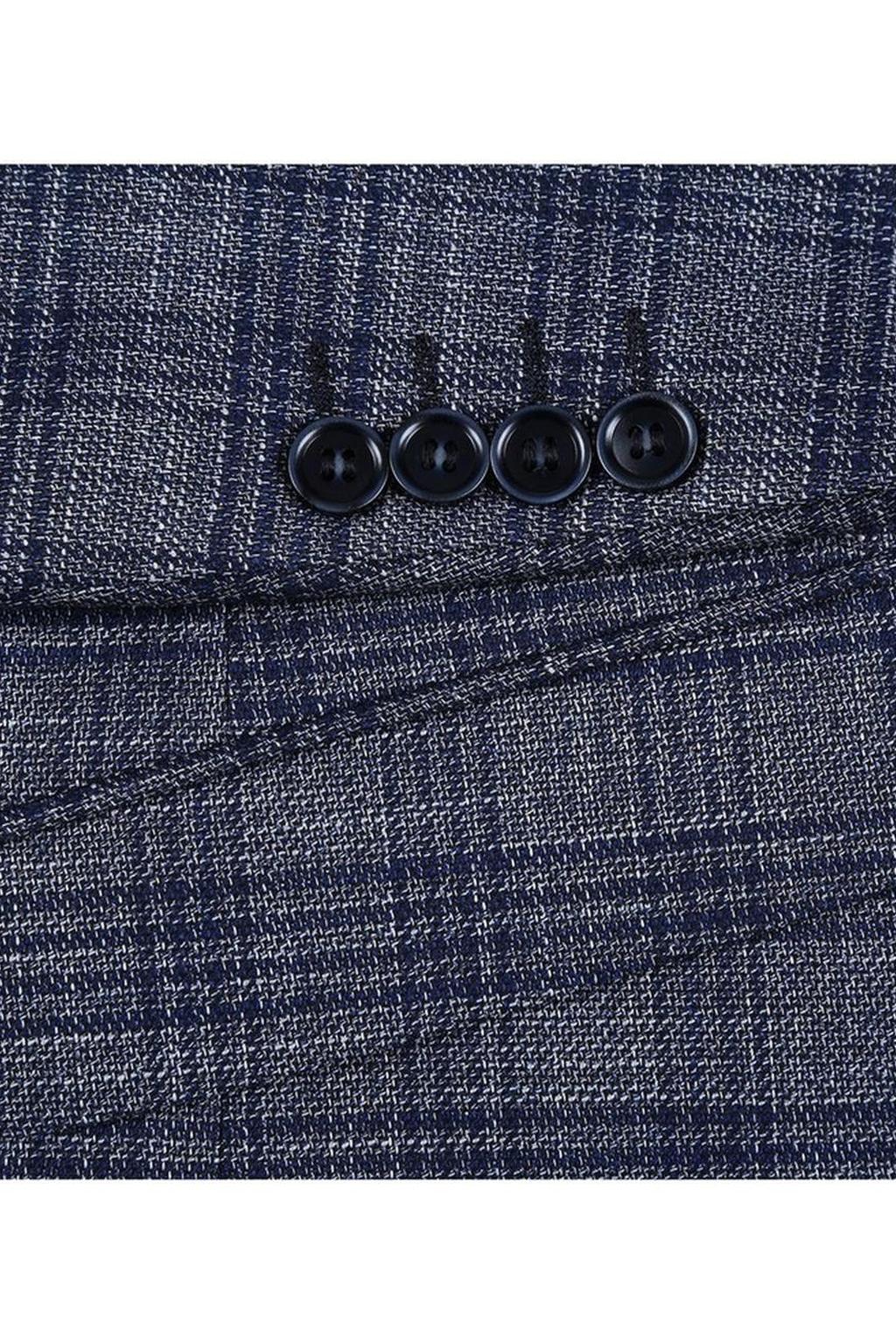 Grey Windowpane Sports Jacket