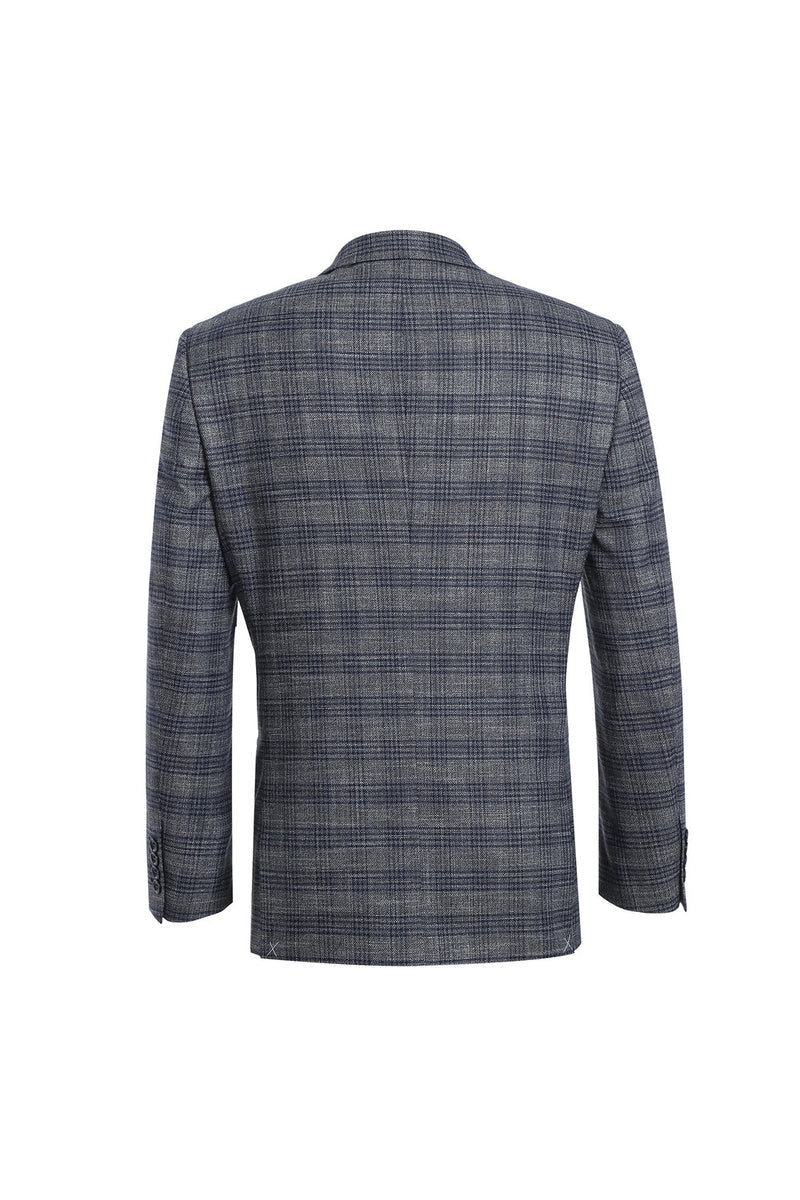 Grey Windowpane Sports Jacket