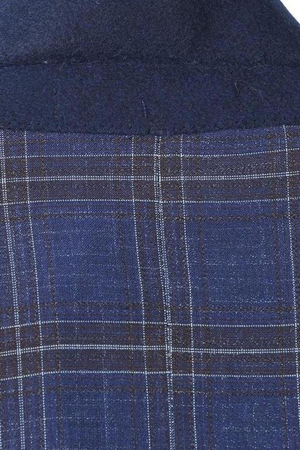 Blue Windowpane Sports Jacket
