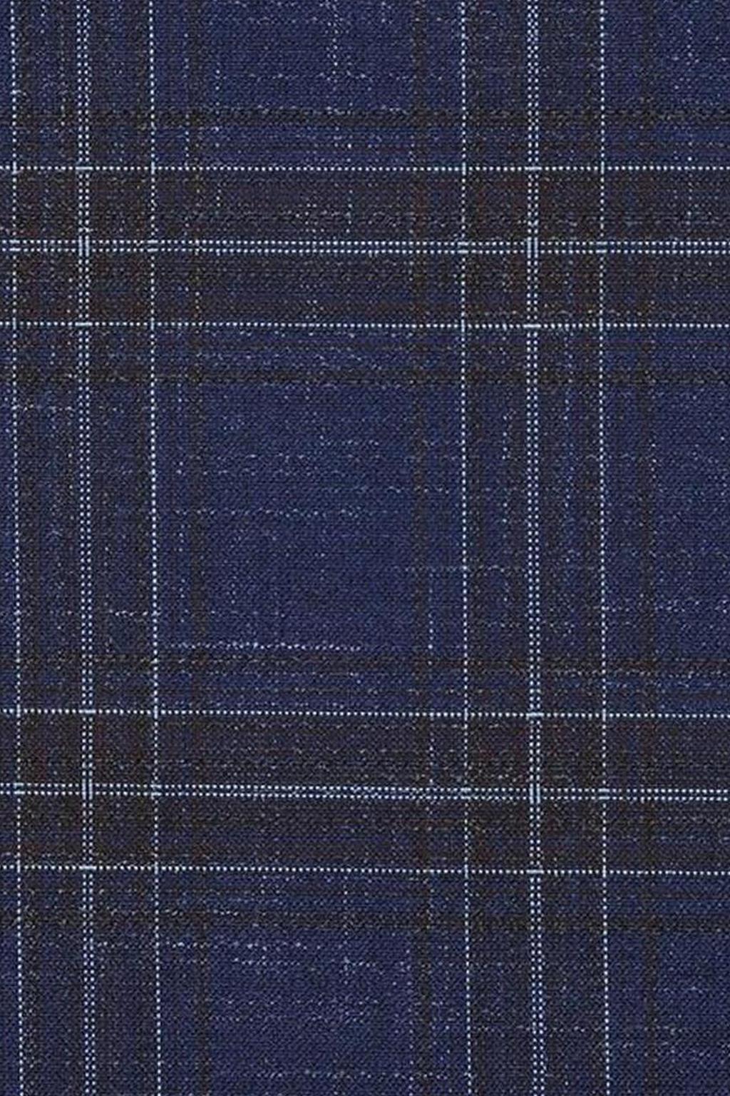 Blue Windowpane Sports Jacket