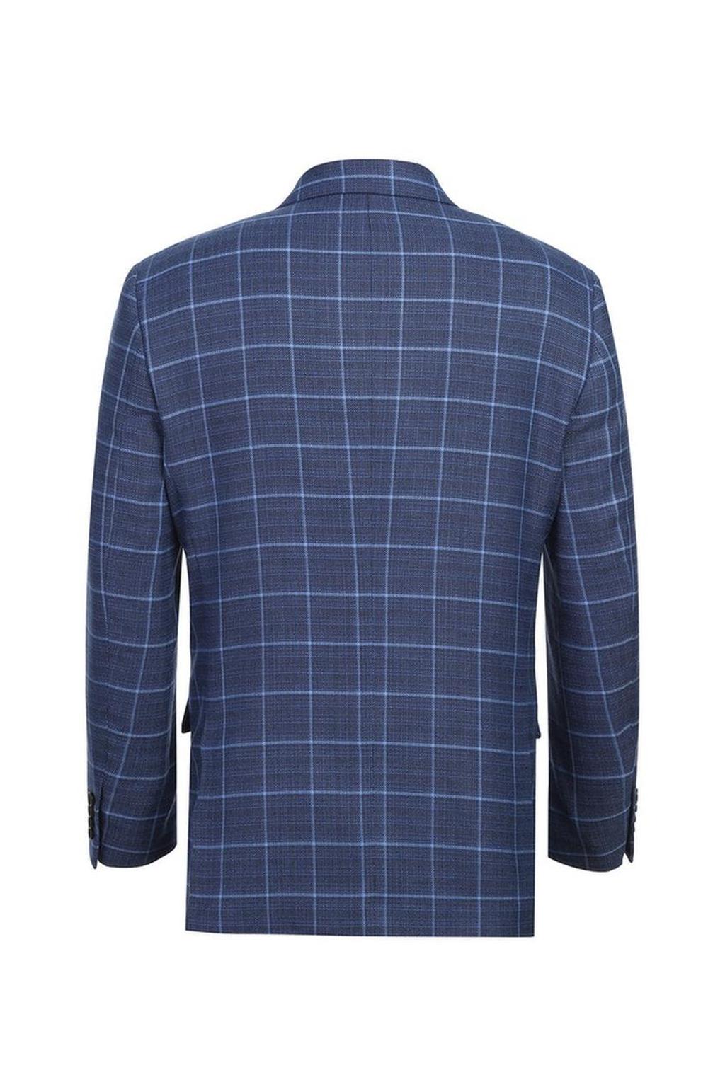 Blue Windowpane Sports Jacket