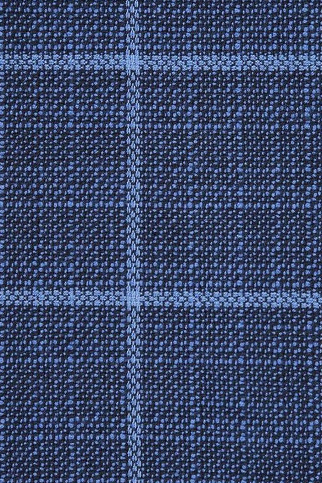 Blue Windowpane Sports Jacket