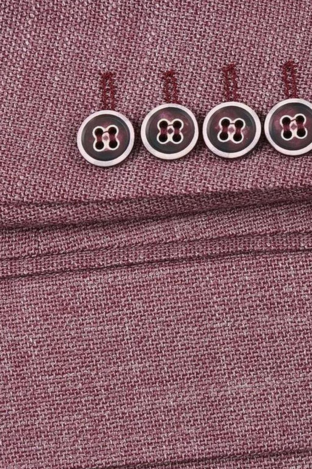 Wine Solid Sports Jacket