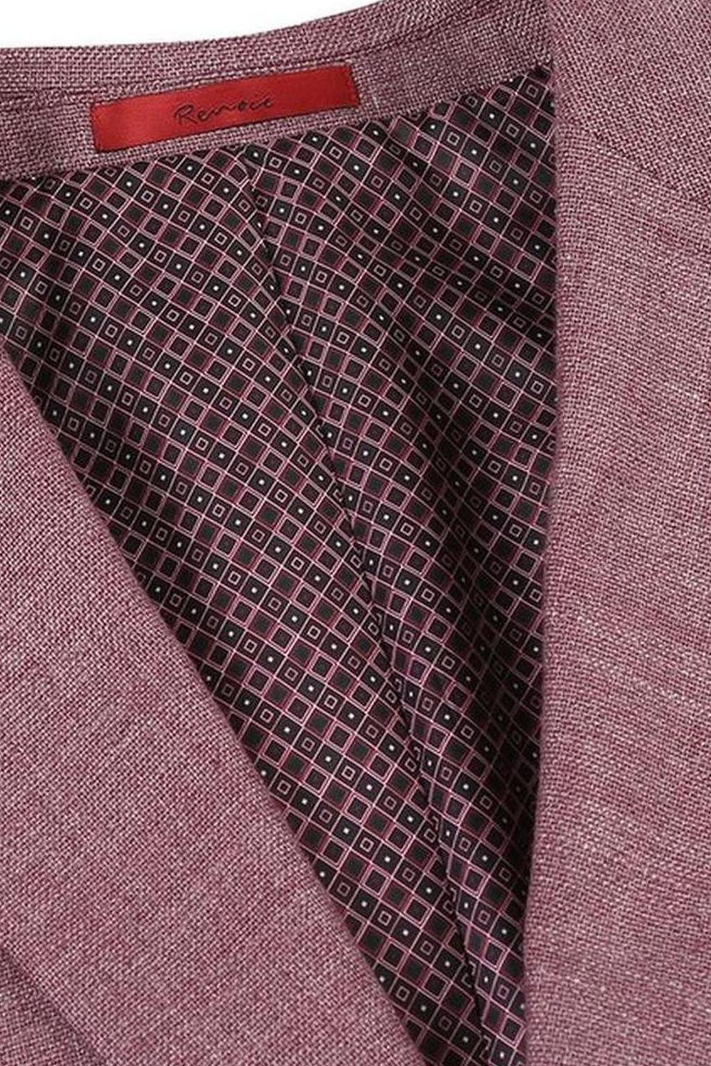 Wine Solid Sports Jacket