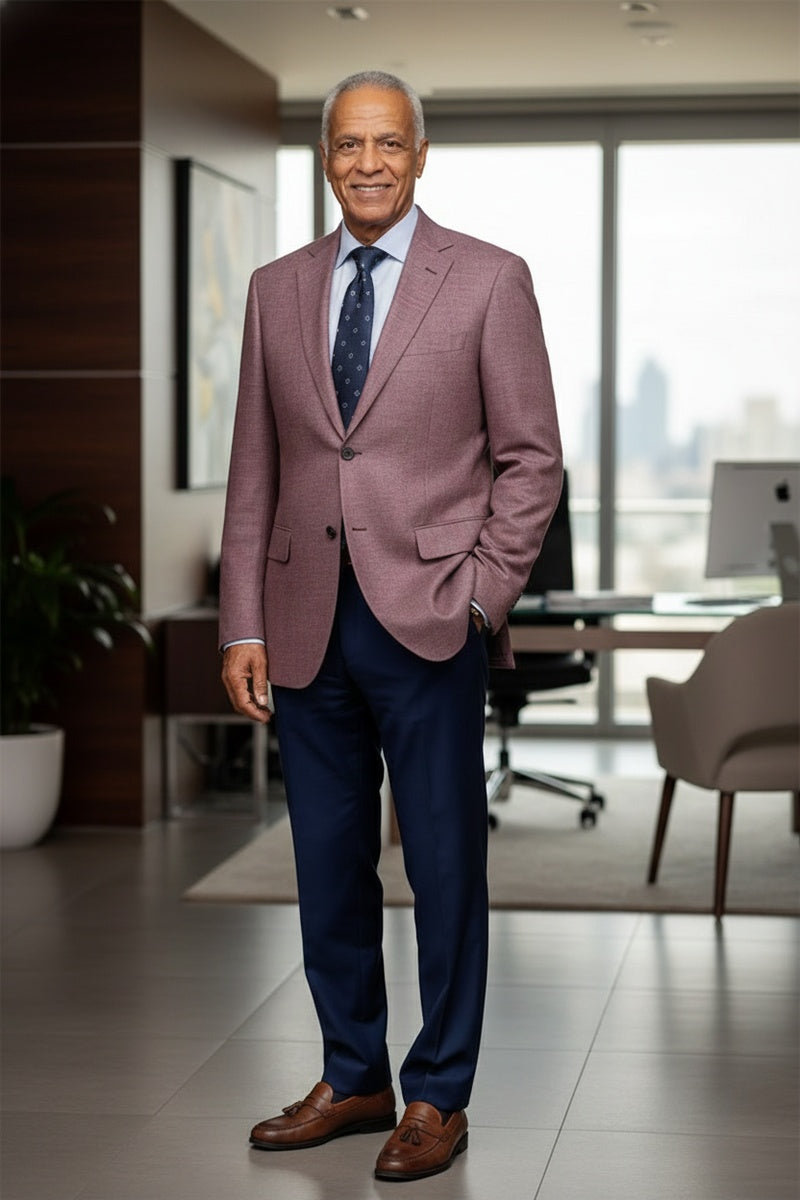 Wine Solid Sports Jacket