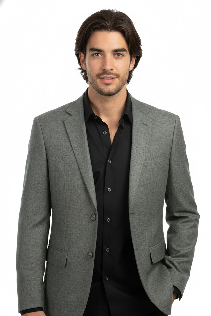 Olive Solid Sports Jacket