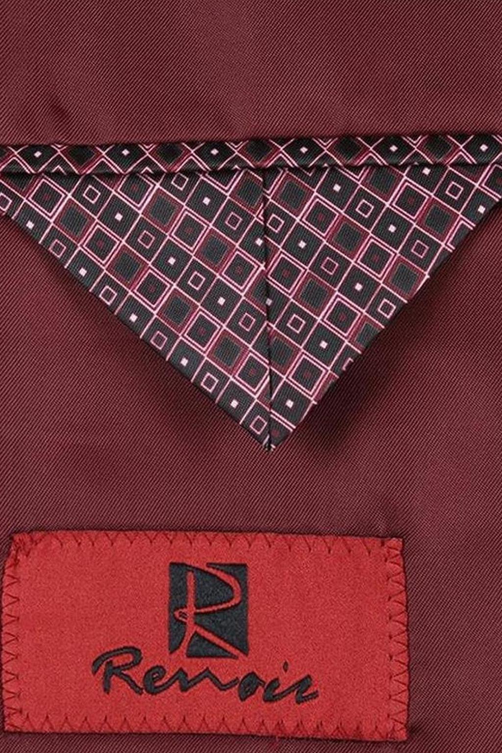 Wine Windowpane Sports Jacket