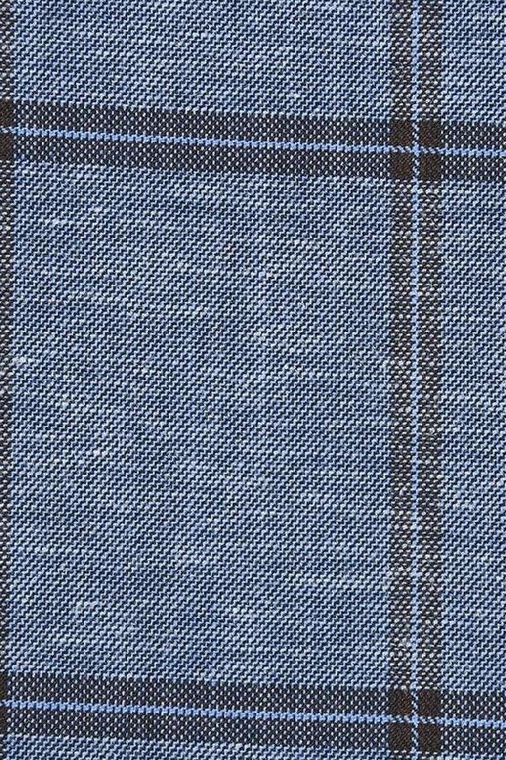Blue Windowpane Sports Jacket
