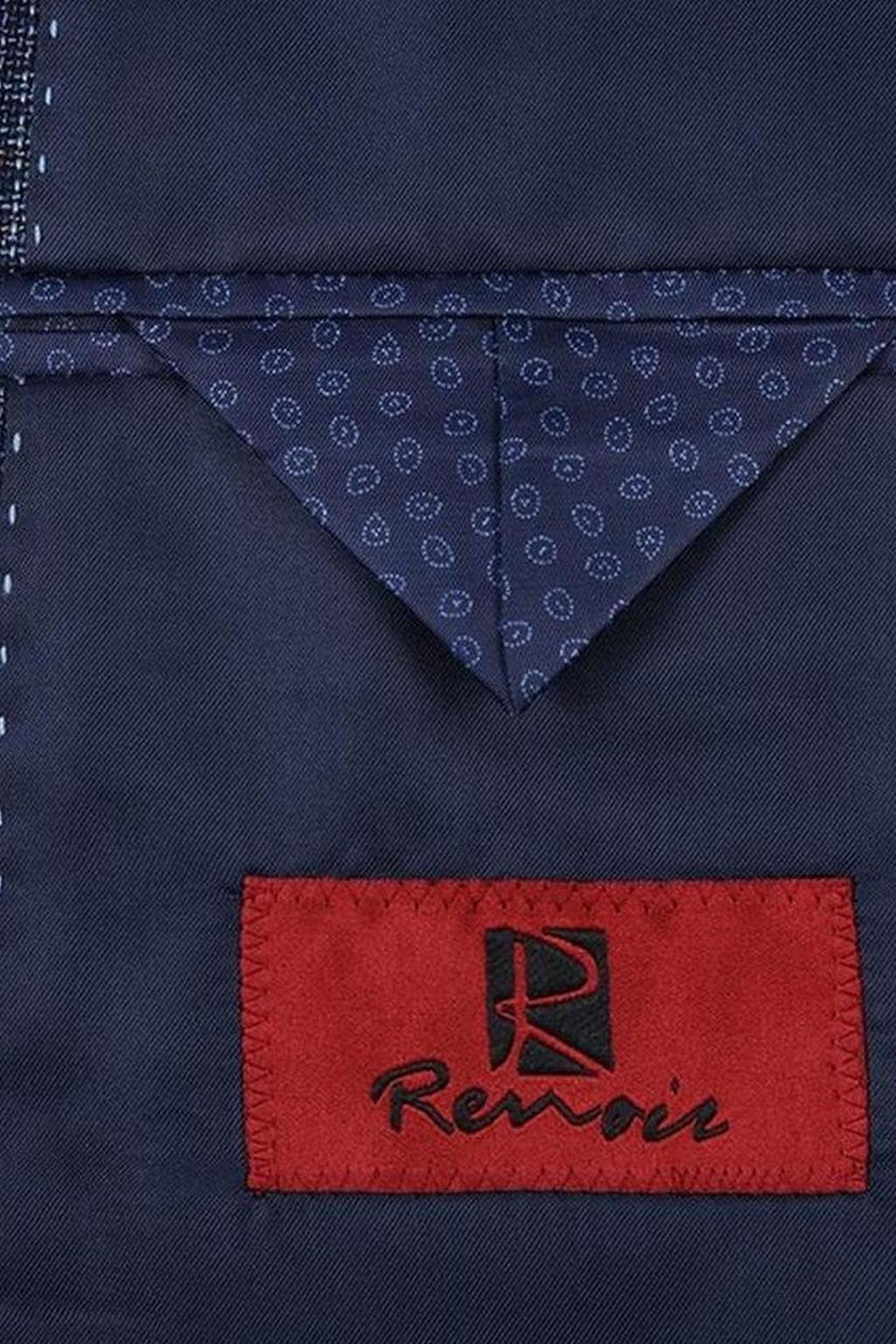 Navy Windowpane Sports Jacket