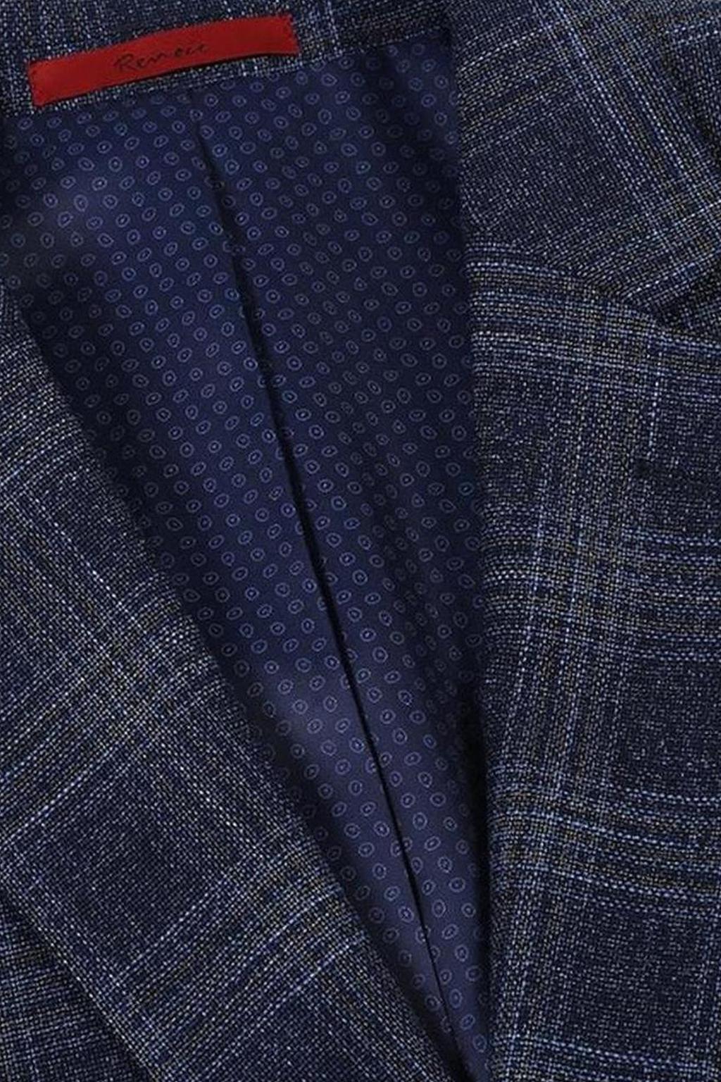 Navy Windowpane Sports Jacket