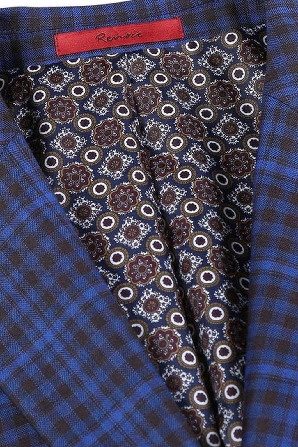 Blue Windowpane Sports Jacket