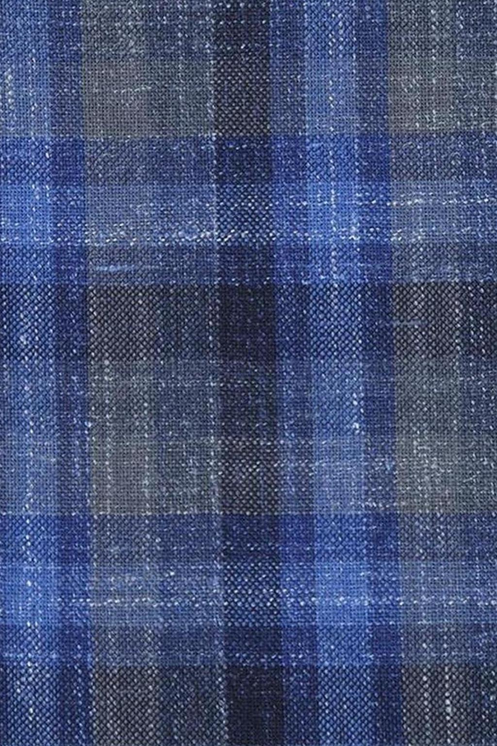 Navy Windowpane Sports Jacket