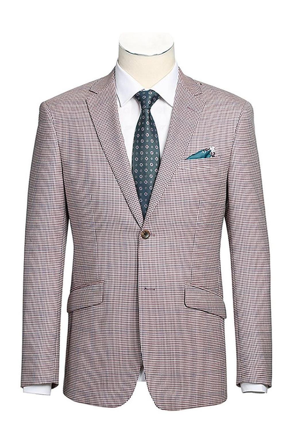 Pink Windowpane Sports Jacket