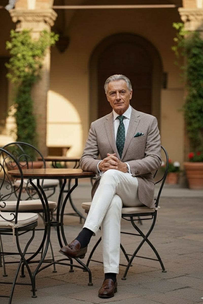 Pink Windowpane Sports Jacket