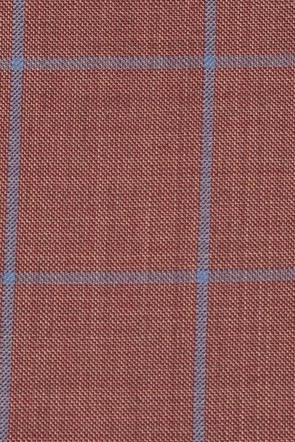 Brown Windowpane Sports Jacket