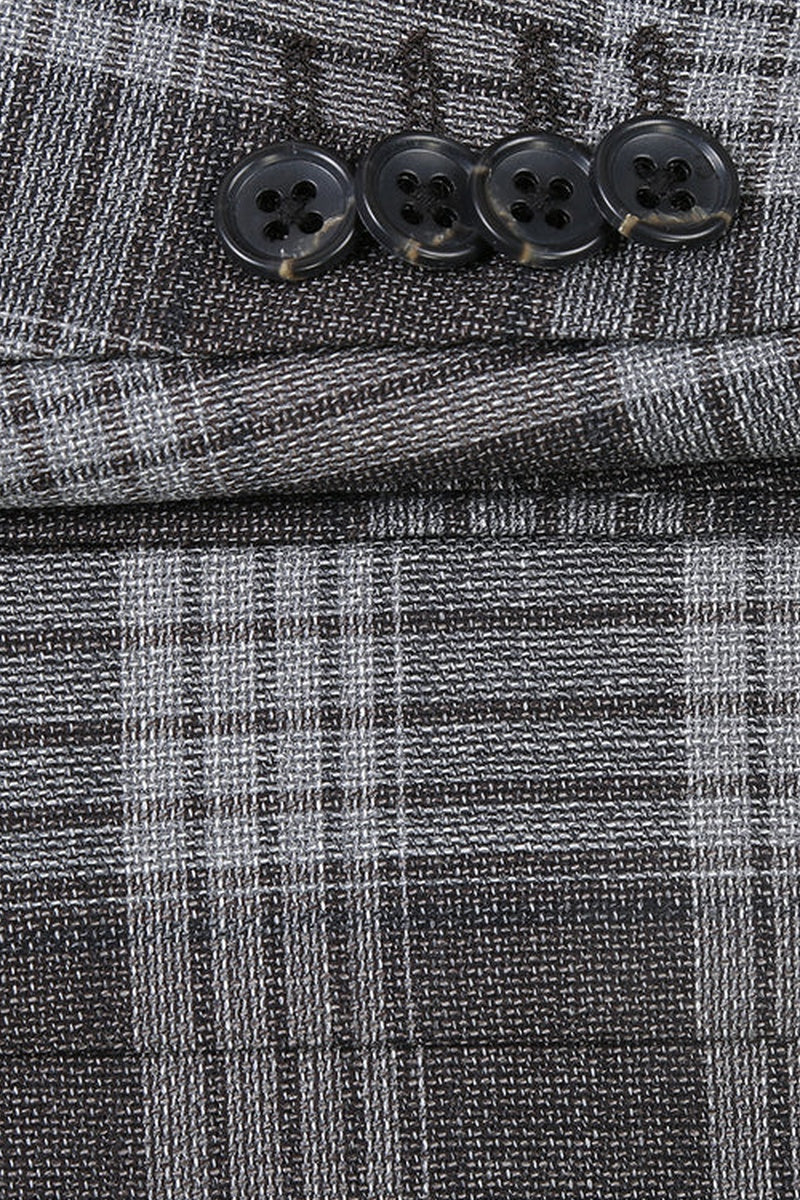 Grey Windowpane Sports Jacket