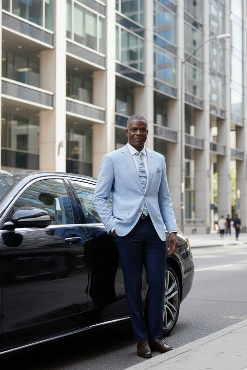 Blue Check Sports Jacket
