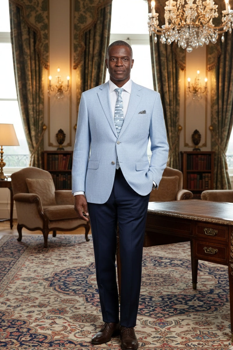 Blue Check Sports Jacket