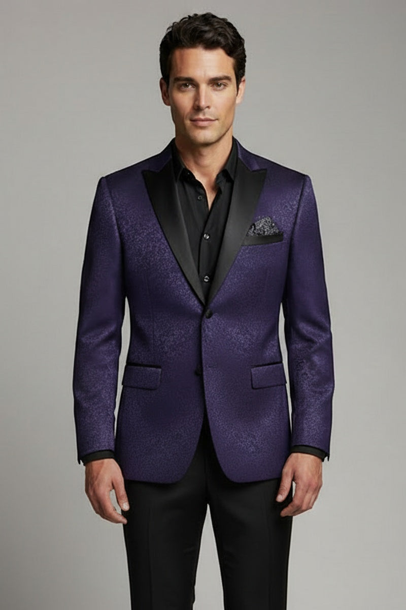 "Hugo" Purple Tuxedo Jacket (Separates)