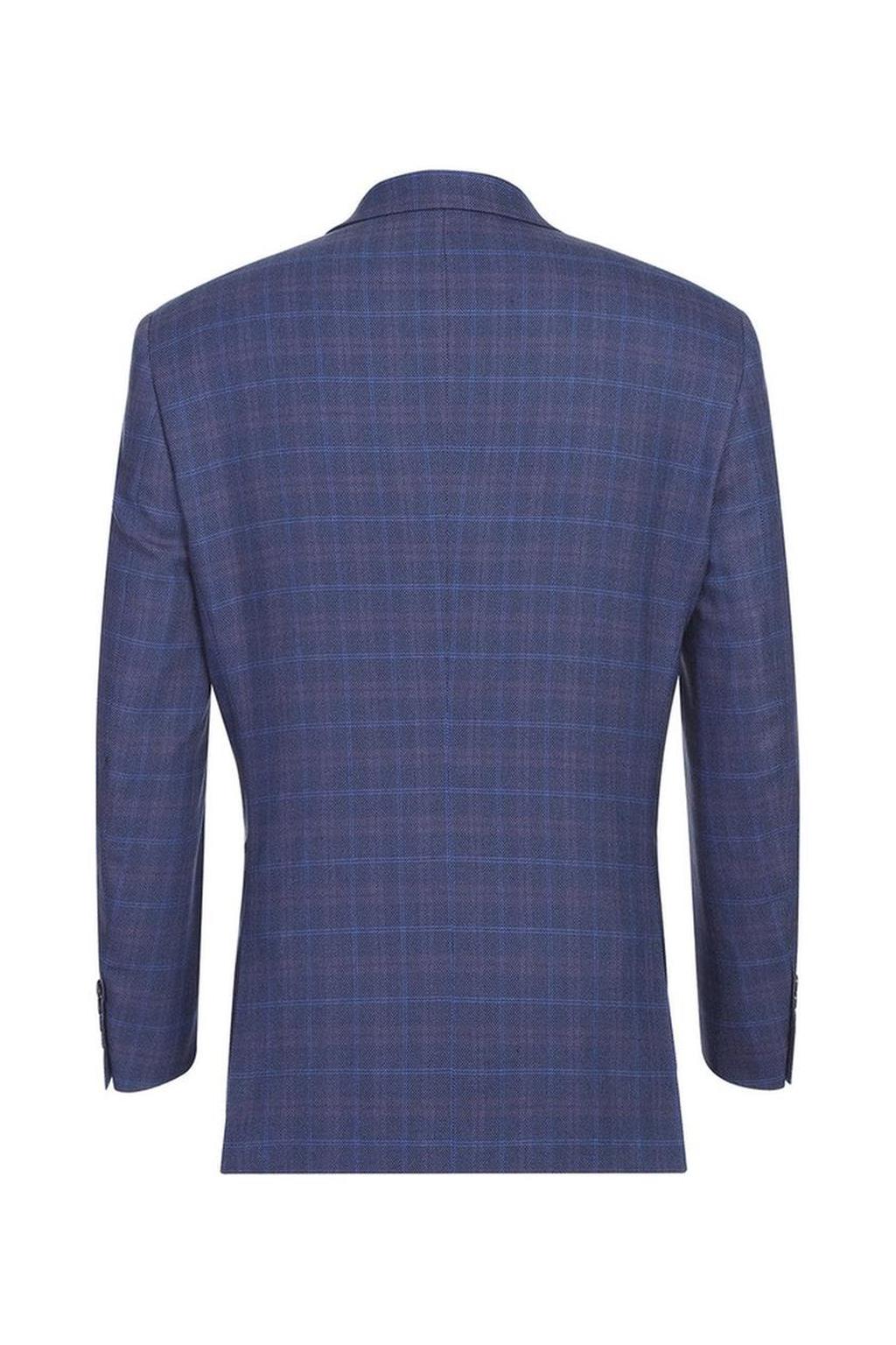 Blue Windowpane Sports Jacket