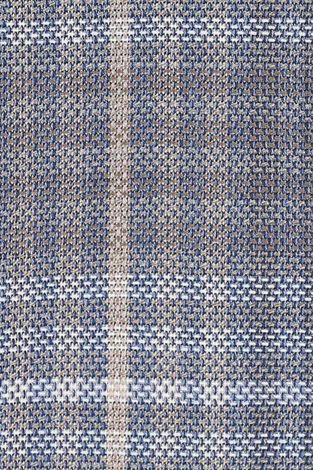 Brown Windowpane Sports Jacket