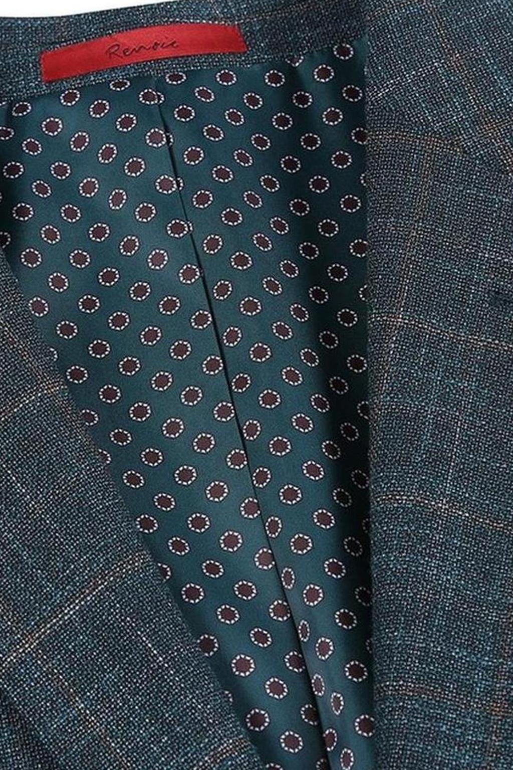 Green Windowpane Sports Jacket