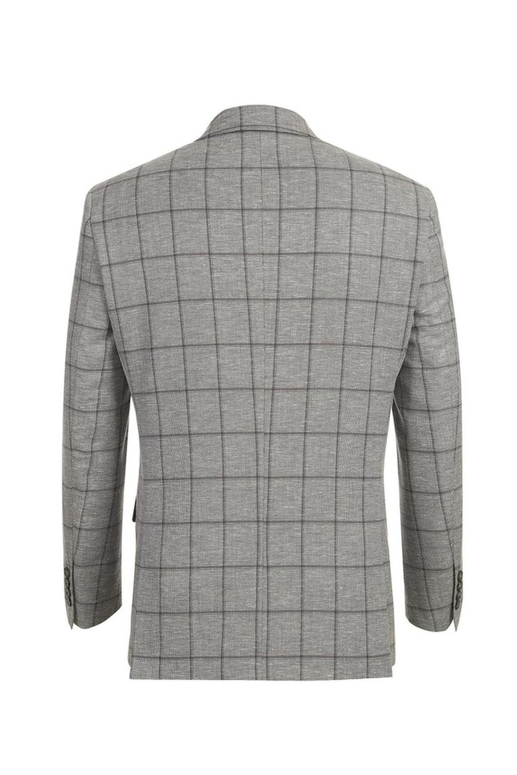 Grey Windowpane Sports Jacket