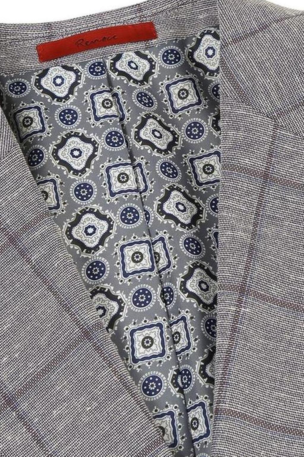 Grey Windowpane Sports Jacket