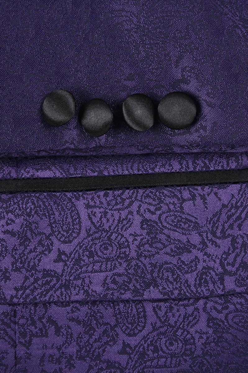 "Hugo" Purple Tuxedo Jacket (Separates)
