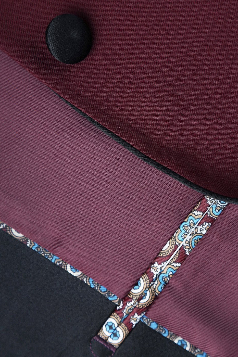 "Paris" Burgundy 1-Button Shawl Tuxedo (2-Piece Set)