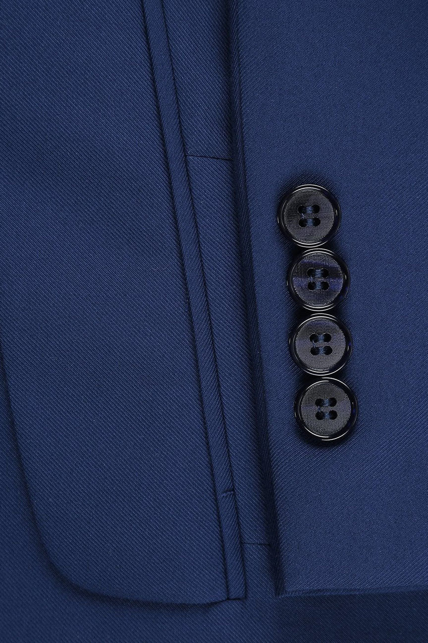 "Rafael" Royal Blue 2-Button Notch Suit (2-Piece Set)