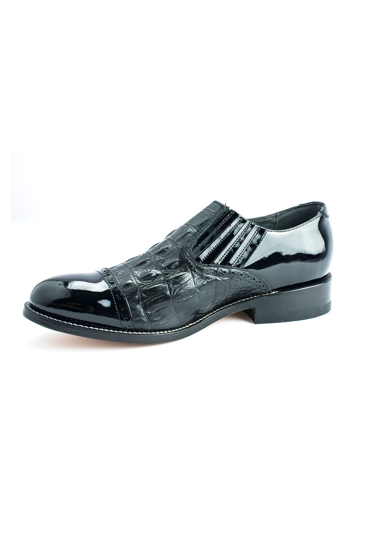 Stacy Baldwin "Hornback Slip On" Black Stacy Baldwin Tuxedo Shoes