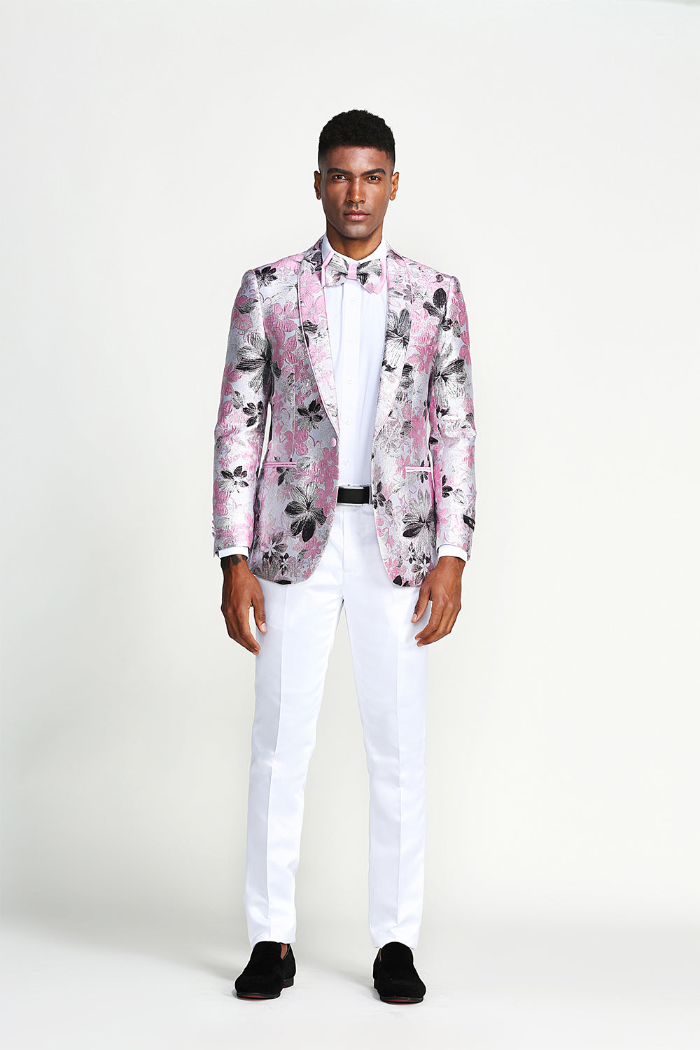 "Bloom" Pink Tuxedo Jacket (Separates)