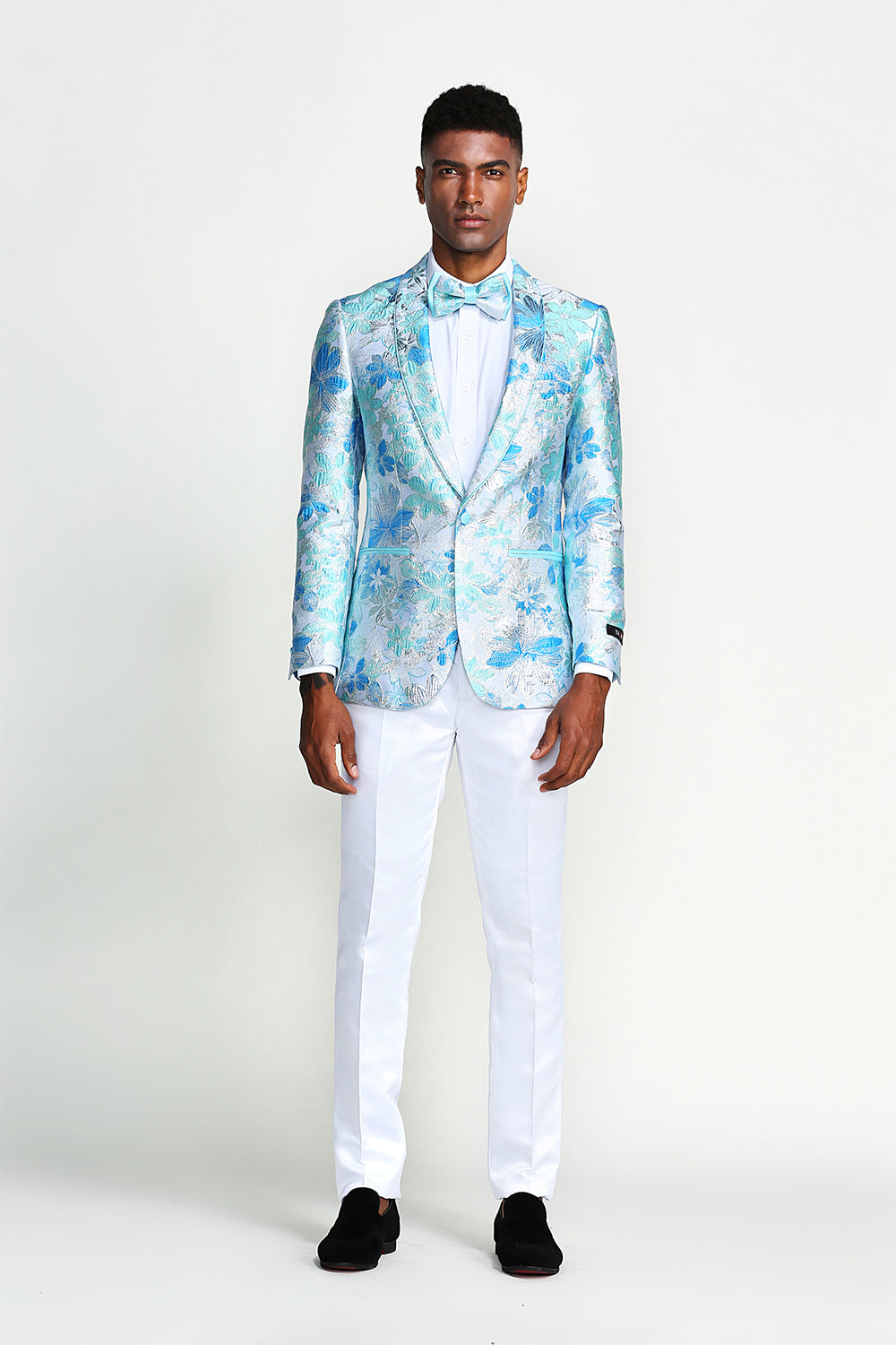 "Bloom" Blue Tuxedo Jacket (Separates)
