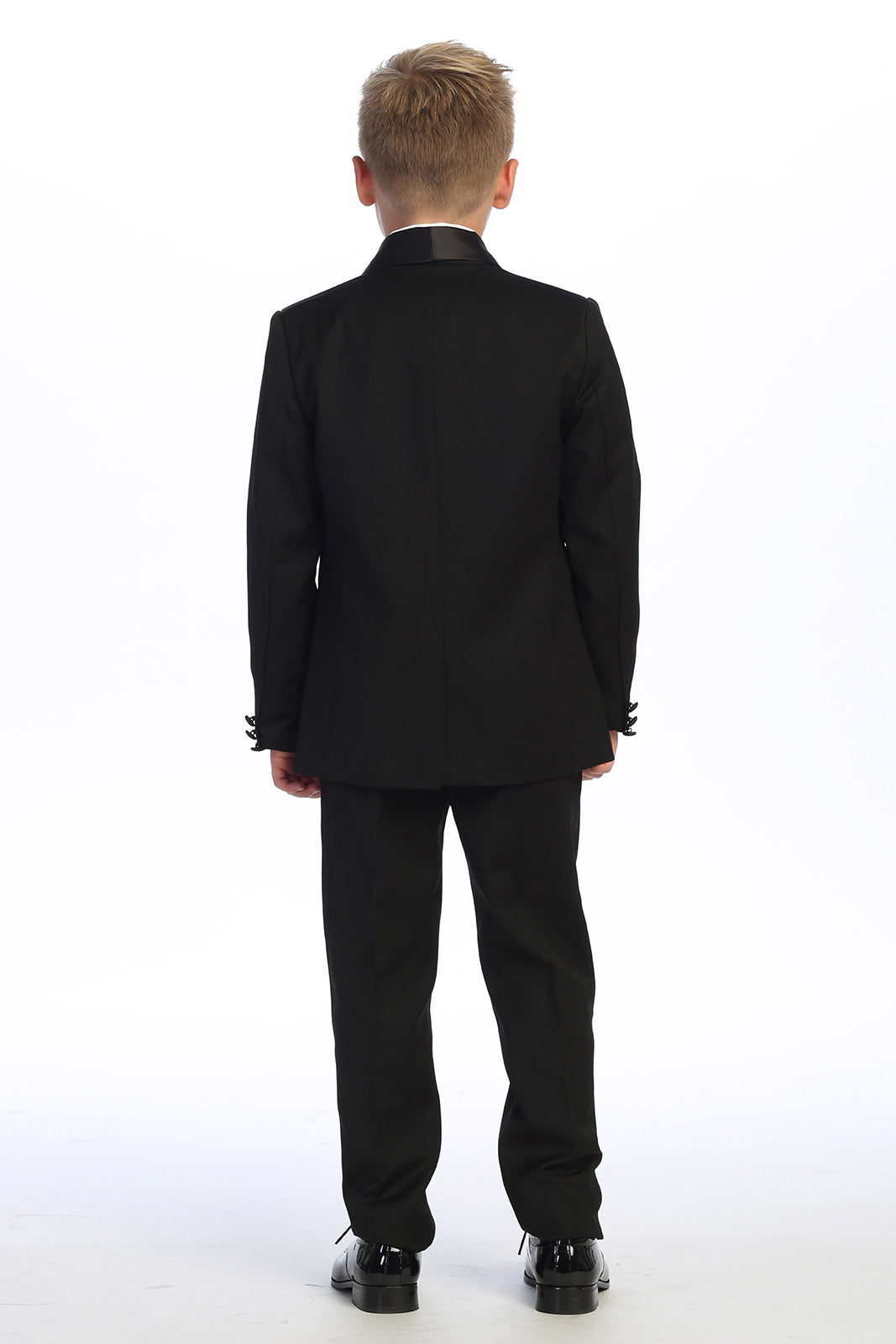 "Cornell" Kids Black Tuxedo (5-Piece Set)