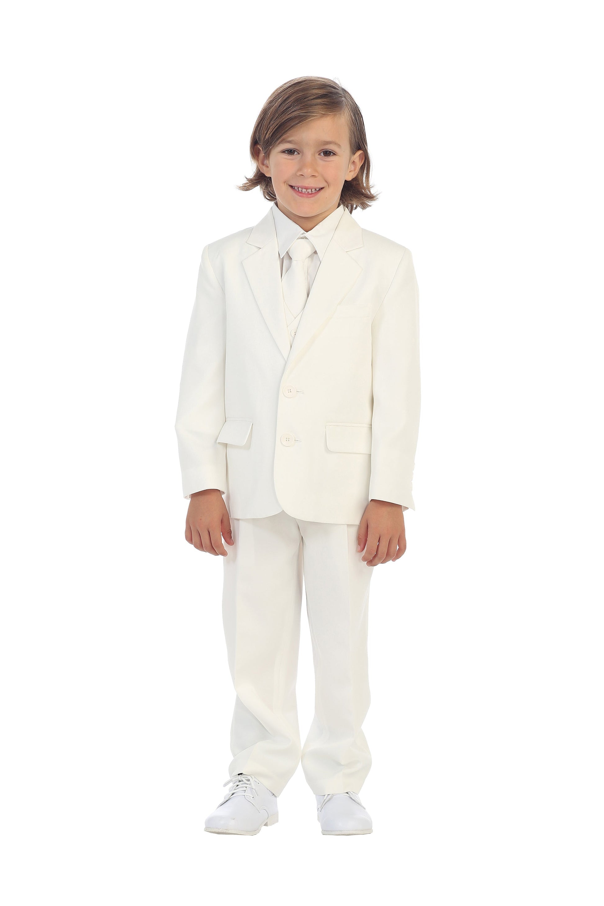Tip Top "Charlie" Kids Ivory Suit 5-Piece Set