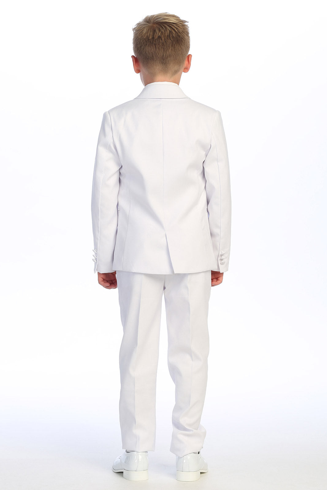 "Georgetown" Kids White Tuxedo (5-Piece Set)