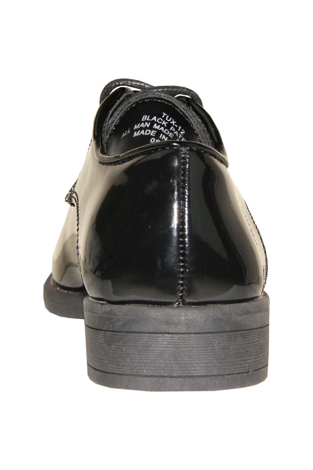 "Star" Kids Black Tuxedo Shoes