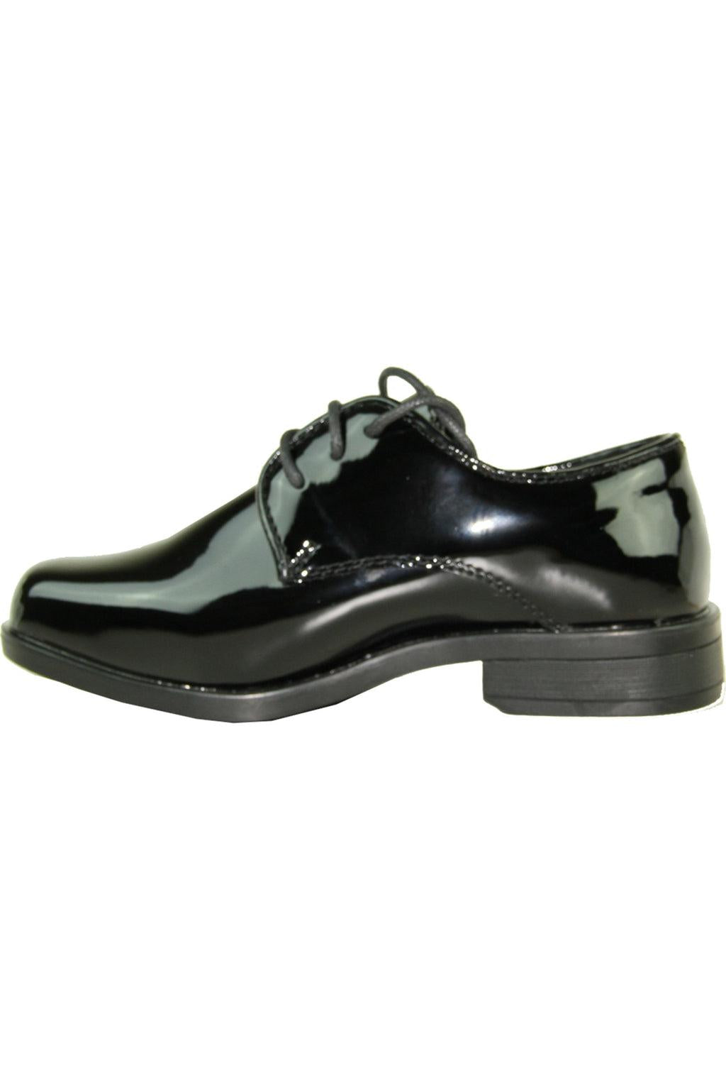 Vangelo Sarno Kids Black Tuxedo Shoes 12T Vangelo Sarno Kids Black Tuxedo Shoes 12T