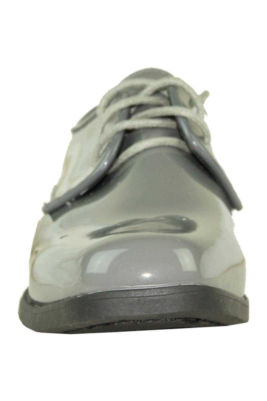 "Sarno" Kids Grey Tuxedo Shoes