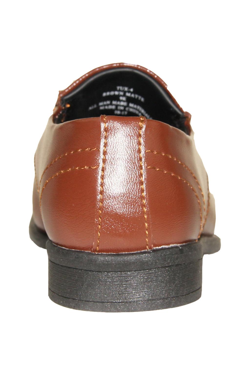 "Andrew" Kids Brown Dress Shoes