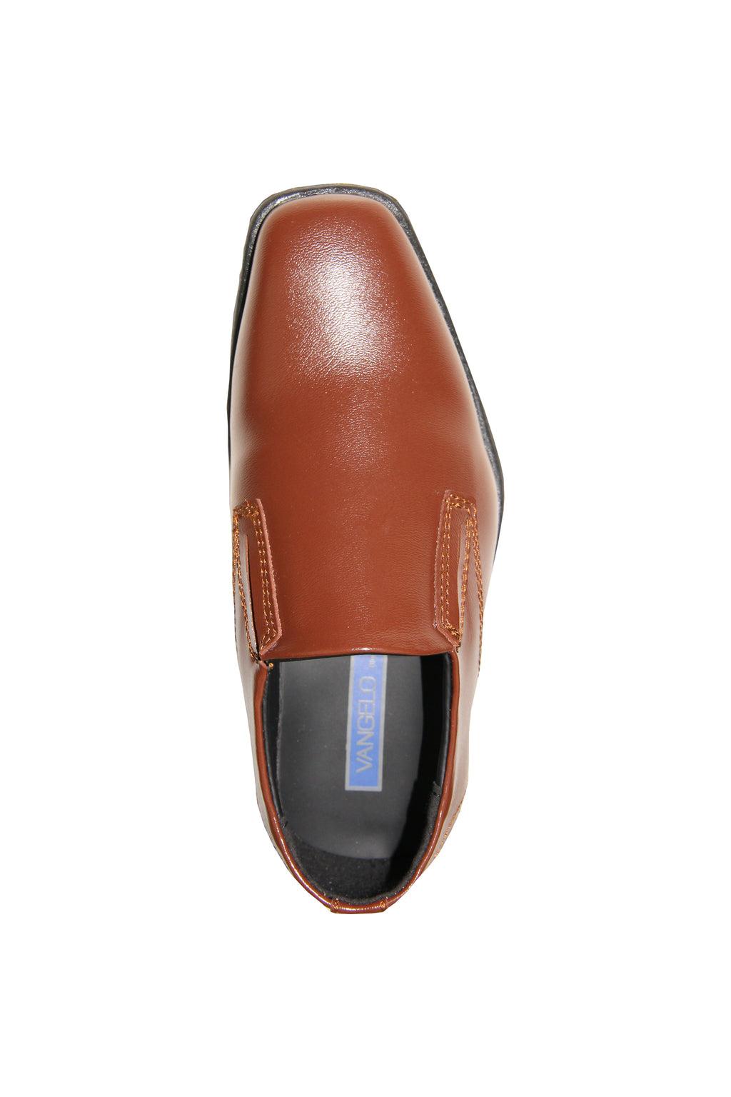 "Andrew" Kids Brown Dress Shoes