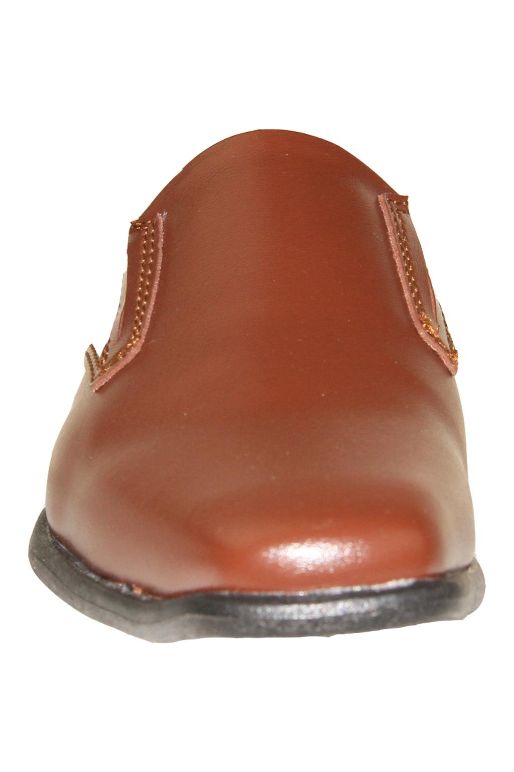 "Andrew" Kids Brown Dress Shoes