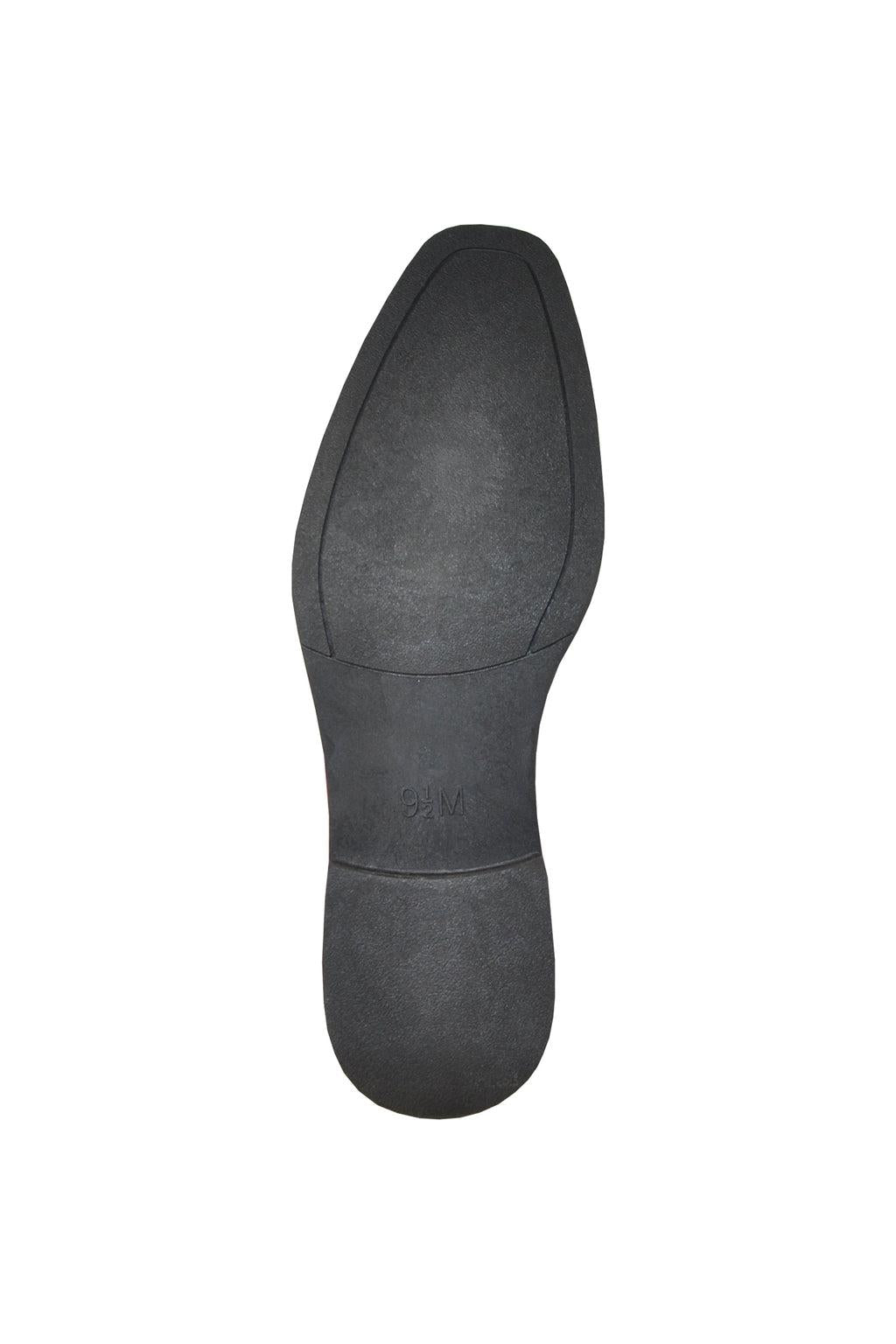"Chelsea" Blue Suede Tuxedo Shoes