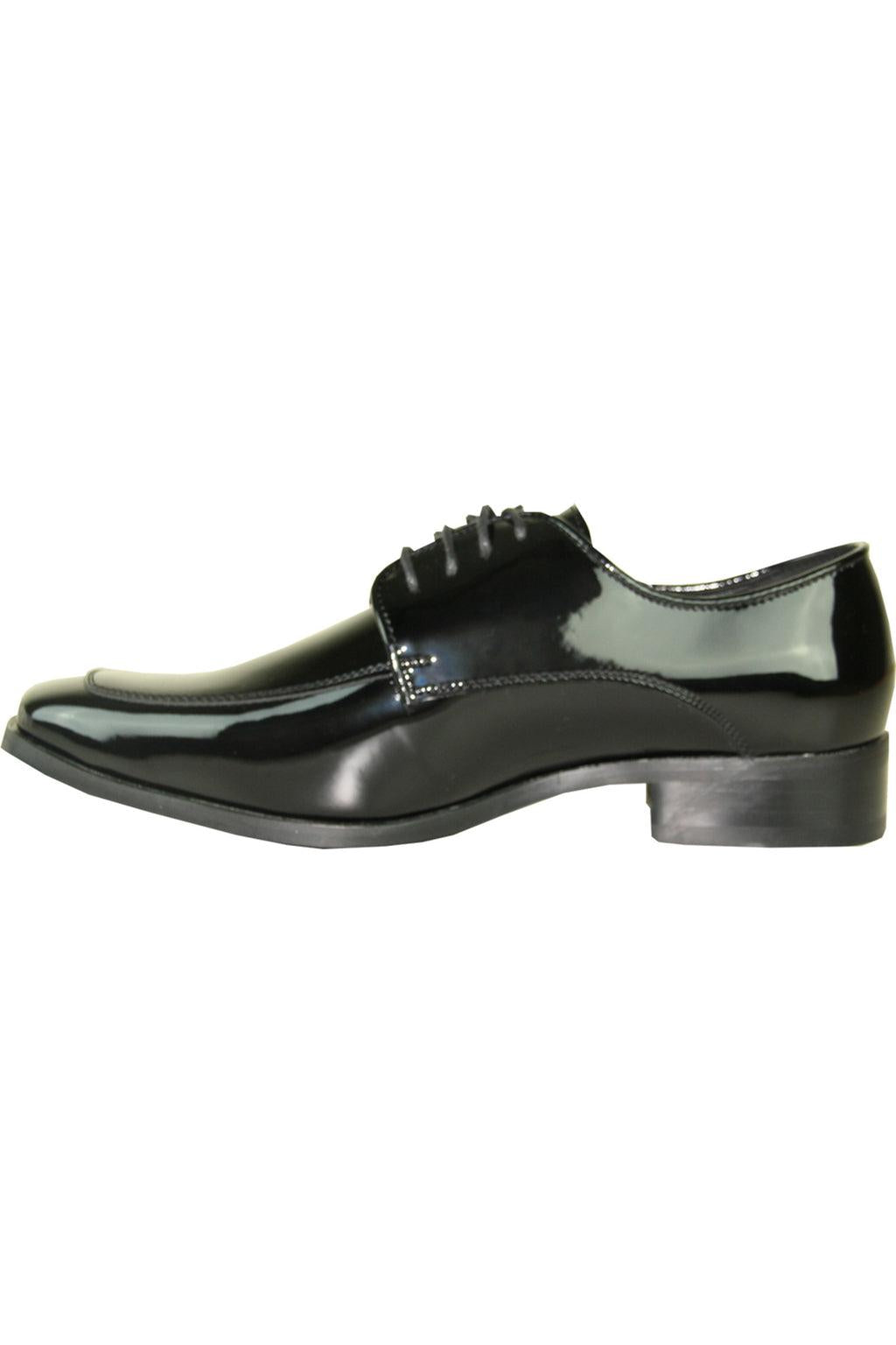 "Vittorio" Black Vangelo Tuxedo Shoes